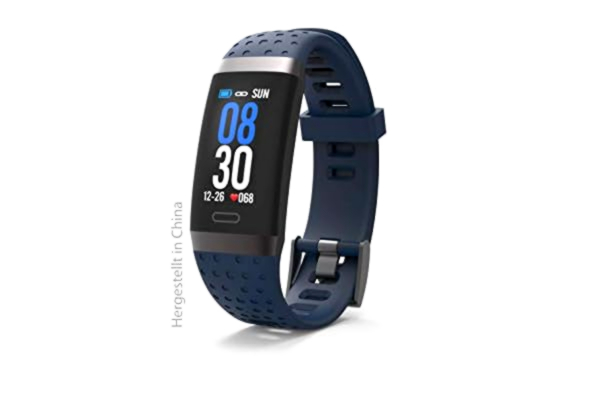 Swisstone swisstone SW 380 HR Bluetooth fitnesstracker, hartslagmeting, HR, 4 sportmodi, slaaptracking, waterdicht (IP67), blauw