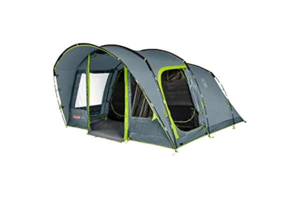 Coleman  tent Vail 6, family tent for 6 persons, large camping tent with 3 extra large sleeping compartments and vestibule, quick to set up, waterproof WS 4,000 mm