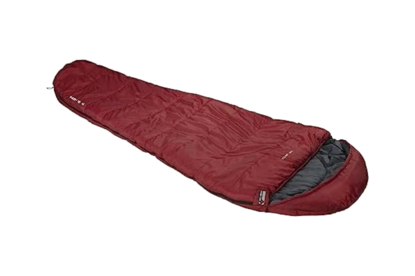High Peak  Mumien sovsäck TR 300 allround trekking 4 årstider lätt – 16 °C RV vänster