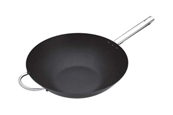 Kitchen Craft  Professionell Wok Karbonstål 35,5 cm Non-stick