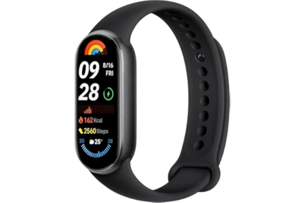 Xiaomi  Smart Band 9 Global Version (2024) 1,6 tum Amoled Display | 233 mAh batteri | upp till 21 dagars batteritid | Över 150 träningslägen | BT 5,4 | 50 m vattentålig – svart