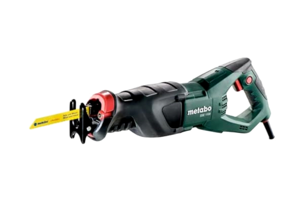 Metabo  tigersåg SSE 1100 – 606177500 – Tigersåg för exakt och bekväm användning i alla positioner – 4 m kabellängd