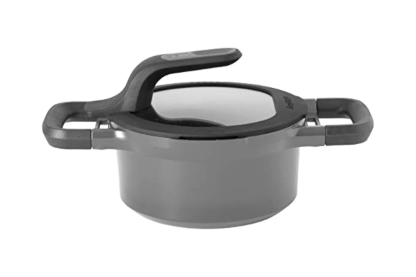 Berghoff BergHOFF – Gem Cast Aluminium Non-Stick Overdekte Braadpan – Blijf Koel Grijs – 16cm