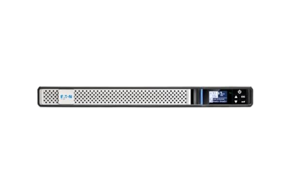 Eaton  Inverterare 5P 650 IR G2 - Line Interactive UPS Rack 1U - 5P650IRG2 - effekt 650VA (4 uttag IEC C-13 10A, överspänningsskydd, batteri) - grafisk LCD-skärm - svart