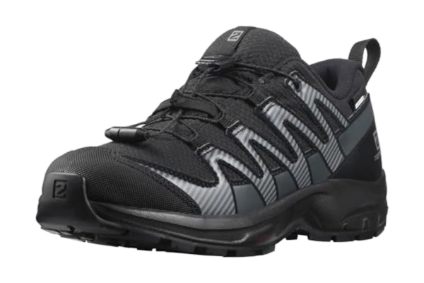 Salomon  XA PRO V8 CLIMASALOMON™ WATERPROOF unisex - barn, Black / Black / Ebony, 33 EU