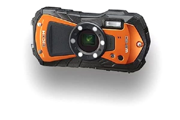 Ricoh  WG-80 Orange Waterproof Digital Camera Shockproof Freezeproof Crushproof 03127