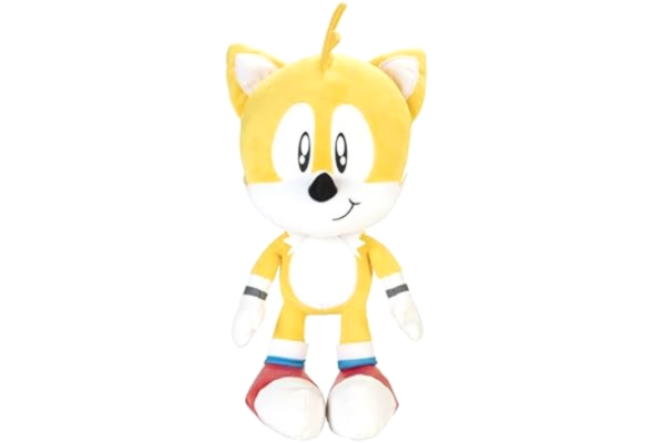 Sonic  The Hedgehog Jakks 404794 Jättestort Tails-gosedjur, 50 cm