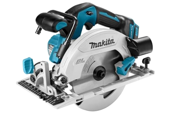 Makita  DHS680Z Sladdlös Cirkelsåg, 5000 Varv/Min, 18V, 57mm Skärkapacitet, Blå/Svart, Utan batteri