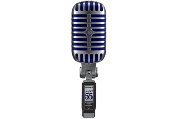 Shure  Super 55 Deluxe sångmikrofon, silver