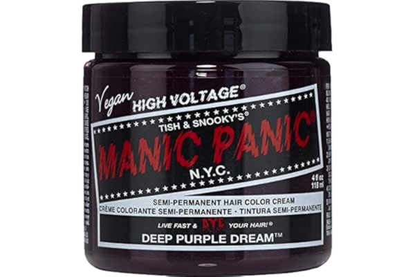 Manic Panic MANIC PANIC 612600110487 Halvpermanent hårfärg, Mörk Lila, 118 ml