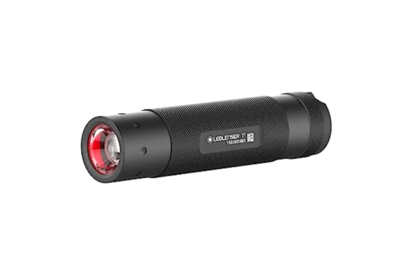 LED Lenser Ledlenser T² taktisk LED ficklampa, 240 lumen, ljusräckvidd 180 m, robust metallhölje, fokuserbar, 3x AAA batteridriven, inkl. batterier, jaga, fiska, utomhus