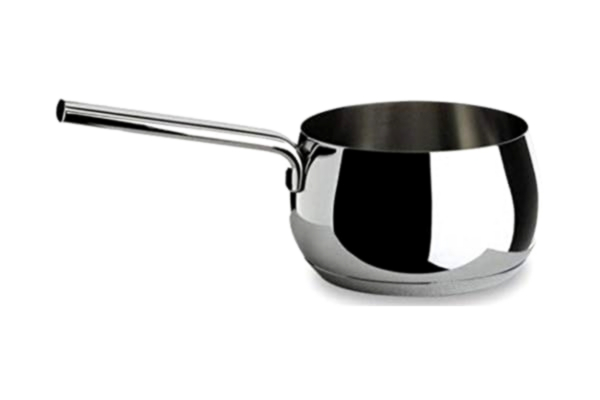 Alessi (Silver) - Mami Saucepan - Mirror Polished Finish Alessi Size: 17cm , Finish: Mirror Polished