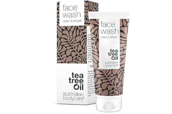 Australian BodyCare Australian Bodycare Face Wash Tea Tree Oil 100ml | Rengör huden effektivt från finnar och överproduktion av talg | Mot oren hud | För daglig vård av huden vid akne och rosacea | Bra mot fet hud
