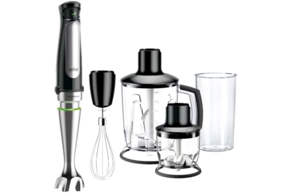 Braun BRAUN MQ7045X Stavmixer, Svart, 6.8 x 6.8 x 39 cm