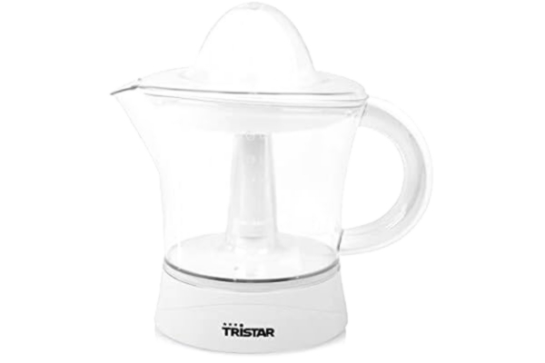 Tristar  CP-3006 wyciskarka do cytrusów, pojemność 1,2 l, zdejmowany dzbanek, przezroczysta pokrywa, moc 40 W, kolor biały