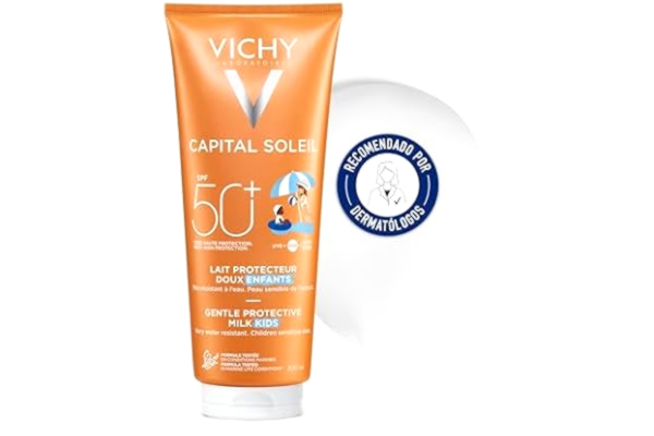 Vichy VICHY Capital Soleil barn SPF 50 mjölk, 300 ml, färglös, 300 ml (1er Pack)