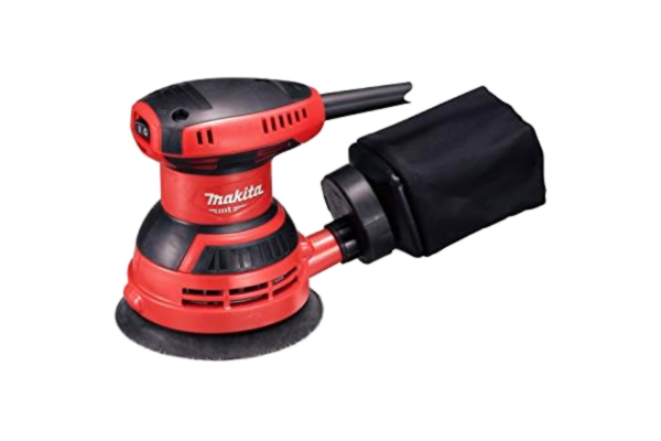 Makita  M9204 Random Orbit Sander, Red/Black, 125 mm