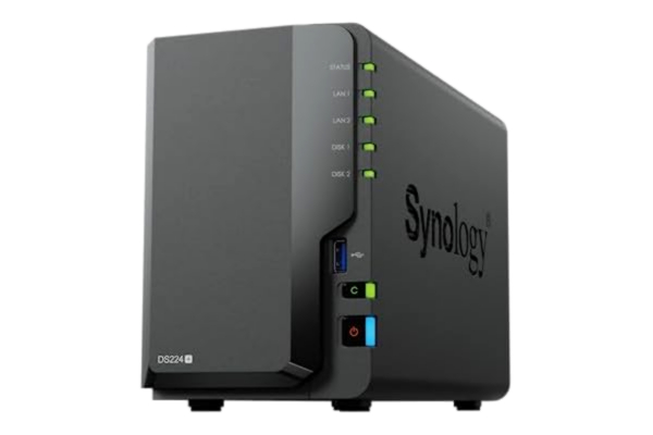 Synology  DS224+ 2 fack NAS-skrivbord: Effektiv lagringslösning