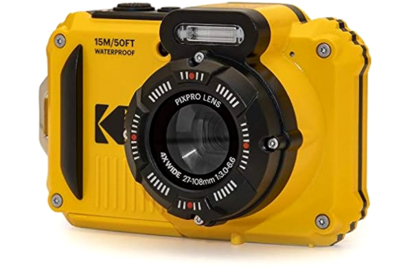 Kodak  PixPro, 16 MP, 1920 x 1080 pixel, 1/2.7, BSI CMOS, 4x, Gul