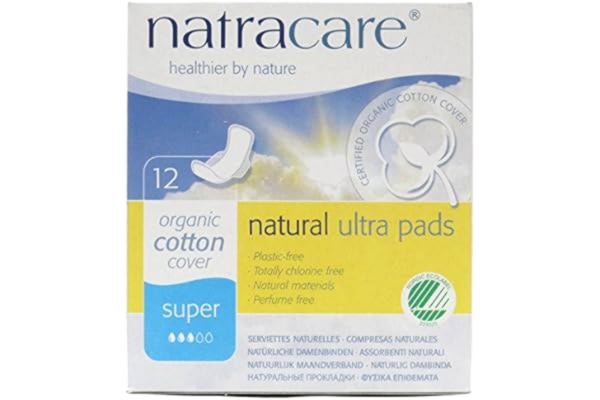 Natracare  Ultra Pads i ekologisk bomull 12 Super Flow