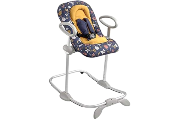 Beaba Béaba - Up & Down III – kołyska dla niemowląt i małych dzieci – regulacja wysokości – funkcja huśtania i 4-stopniowa regulacja wysokości – ergonomiczny i bezpieczny – ogród botaniczny