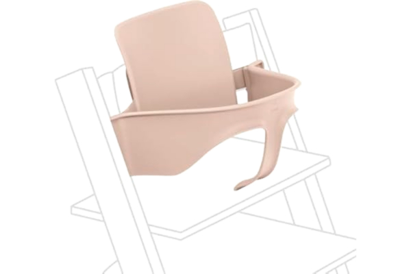 Stokke  Tripp Trapp Baby Set2, lugn rosa – bäst för åldrarna 6–36 månader – konvertera Tripp Trapp stolar producerade efter maj 2003 till en bekväm barnstol