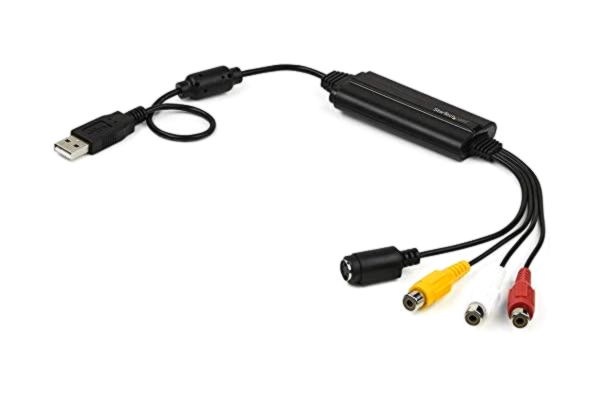 StarTech USB videoinspelningsadapterkabel - S-Video/Composite till USB 2.0 SD videoinspelningsenhetskabel - TWAIN-support - analog till digital omvandlare för medialagring - Endast Windows (SVID2USB232)