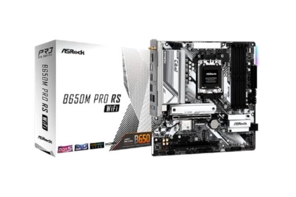 ASRock  AMD B650M PRO RS WIFI mATX DDR5 moderkort (90-MXBLZ0-A0UAYZ)