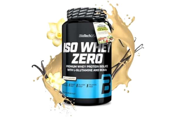 BioTech USA BioTechUSA Iso Whey Zero | Premium Whey Protein Isolate | Grass-Fed | Enzyme-Free | Sugar- and Gluten-free, 908 g, Vanilj