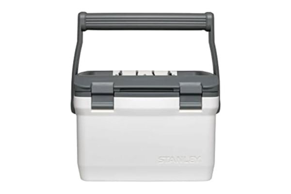 Stanley  1913 Adventure Outdoor Cooler 6.6L Polar White - Dubbel Skumisolering - BPA-Fri - Kylväska - Robust Kylväska, Funkar Även Som Pall - Robust Resekylväska - Läckagesäker