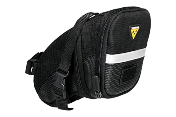 Topeak  Aero Wedge Pack Strap Mount Seat Pack - Black/Silver, Large