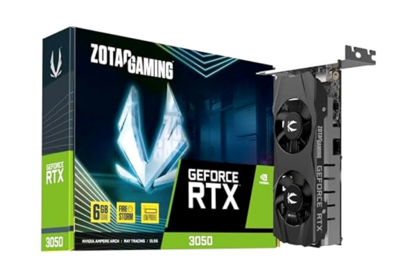 Zotac ZOTAC GeForce RTX 3050 Solo - 6GB GDDR6 RAM - Näytönohjaimet
