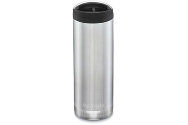 Klean Kanteen  TKWide isolerad kaffedumlare med cafélock – rostfritt stål kaffeglas – 16 oz, borstad rostfritt