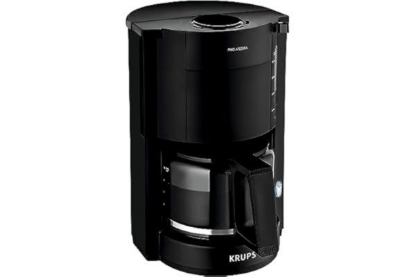 Krups  ProAroma Filterkaffemaskin, 1050 W, Metall, 10 Koppar, Svart