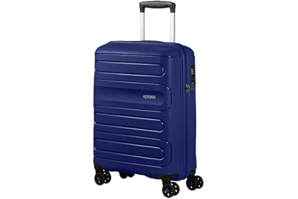 American Tourister  Sunside - Spinner M uitbreidbare koffer blauw, blauw (dark navy), Spinner S (55 cm - 35 L), Spinner S (55 cm - 35 L)