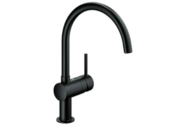 Grohe GROHE Mitigeur de cuisine évier Minta, bec en forme de U, noir, 32917KS0 (Import Allemagne)