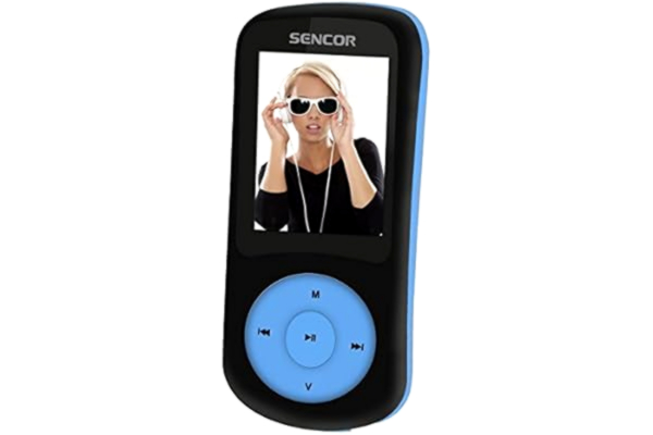 Sencor  SFP 5870 BBU - Digital afspiller - 8 GB - sort, blå