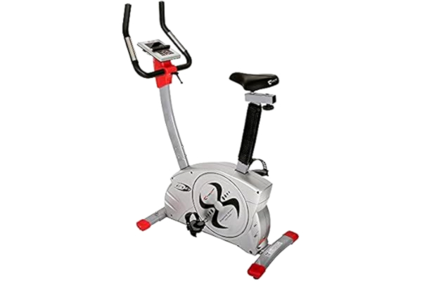 Christopeit Sport CHRISTOPEIT SPORT Rower treningowy ET6 - srebrny, rozmiar M