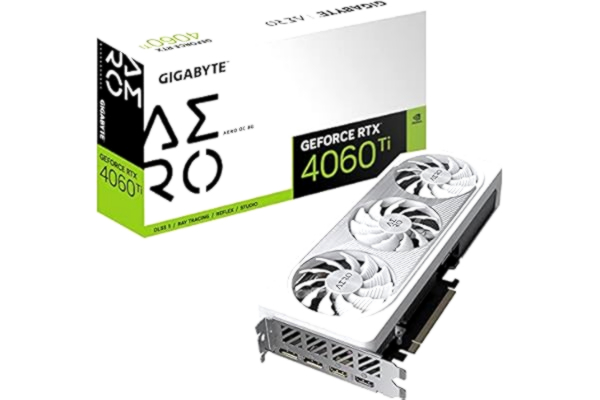 Gigabyte GIGABYTE GeForce RTX 4060 Ti AERO OC - 8GB GDDR6 RAM - Grafikkort