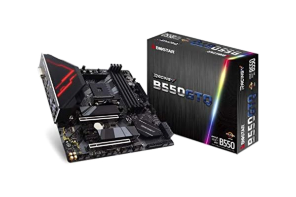 Biostar MB Biostar B550GTQ moederbord sokkel (B550, AM4, mATX, AMD)