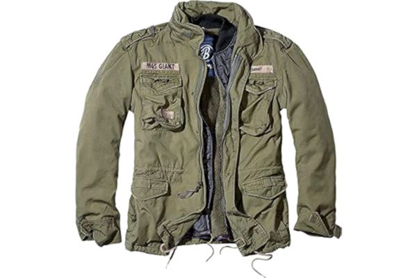 Brandit  UNISEKS^Mężczyźni M65 Giant Kurtka Parka, Zielony (Oliwkowy 1) XL, Number of Items If Any