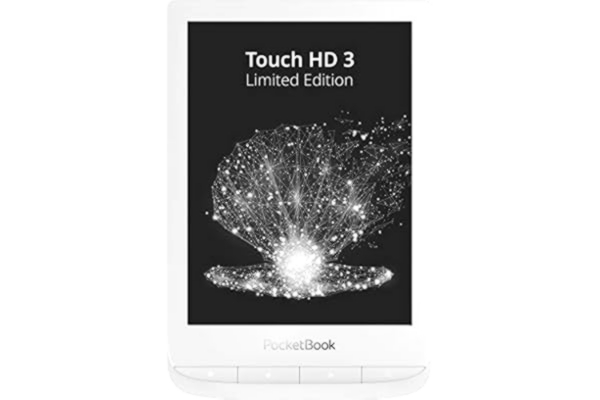 PocketBook  Ebook Touch HD 3 Limited Edition Lecteur e-Book 16 Go de mémoire et écran 6" E-Ink Carta Smart Light Wi-FI Bluetooth + étui de Protection Blanc