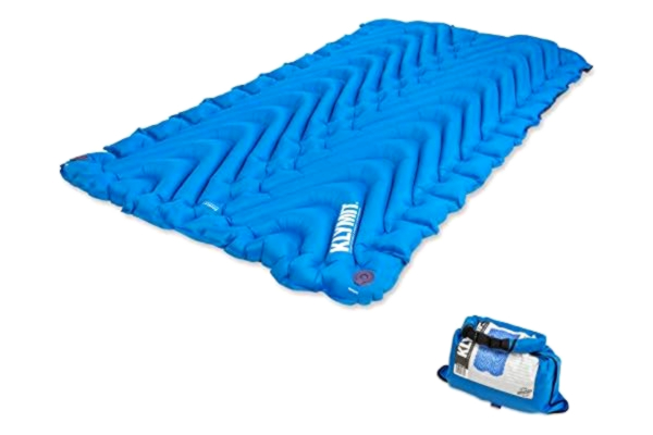 Klymit  Dubbele V Tweepersoons Opblaasbare Slaapmat/Pad voor Camping, Wandelen en Backpacken