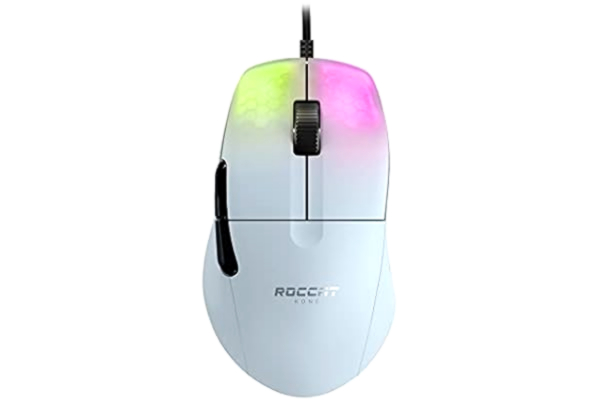 Roccat  Kone Pro - Ergonomisk gamingmus, vit PC