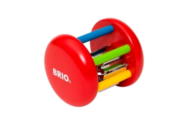BRIO  30051 Bjällerskallra baby | Bell Rattle 1 styck. Babyleksak. Från 0 månader. Klassiker.