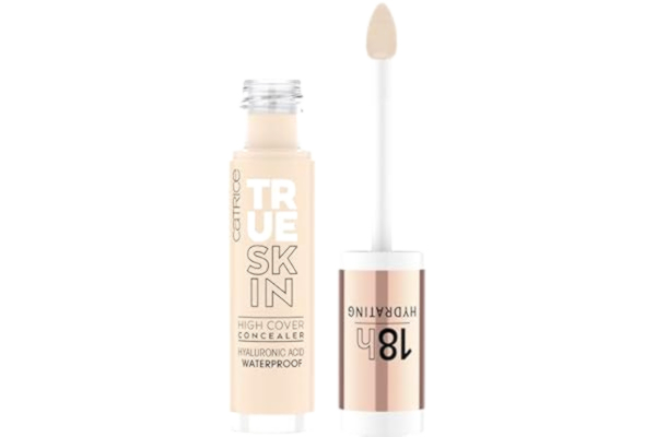 Catrice  True Skin High Cover Concealer, nr 002, naken, anti-pick, fuktgivande, naturlig, för torr hud, vegansk, oljefri, vattentät, utan alkohol, 1-pack (4,5 ml)