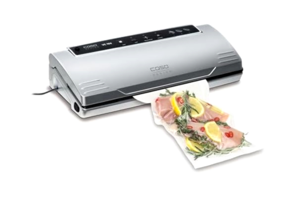 Caso CASO VC100 vakuumtätare – vakuumförpackare, maten håller sig fräsch upp till 8 gånger längre – naturlig förvaring utan konserveringsmedel, dubbel 30 cm lång svetssöm, silver