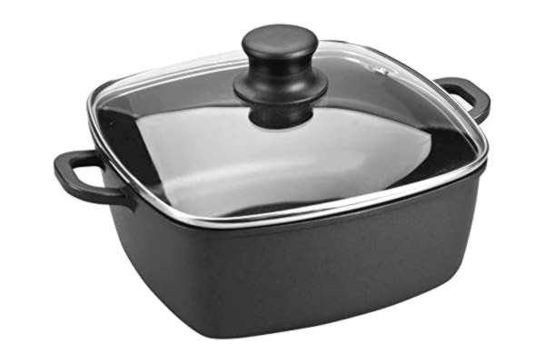 Lacor STEELPAN ALUM.FUND.QUADR.24 CM T/GLAS