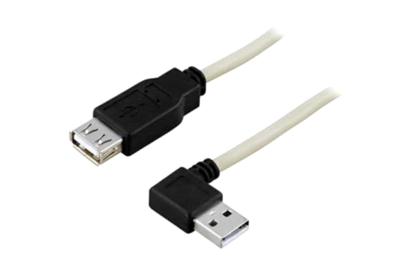 Deltaco DELTACO USB 2.0 A - A förlängningskabel, 20 cm
