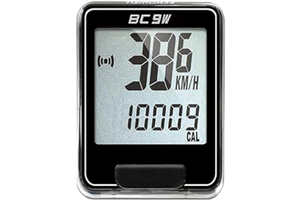 Echowell  BC9W komputer rowerowy, bezprzewodowy, unisex, dla dorosłych, czarny, bezprzewodowy